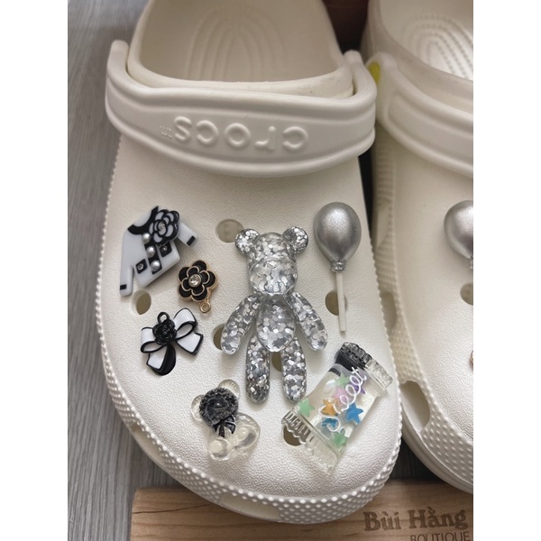 Dép sandal có quai hậu hàng xuất dư gấu nhũ