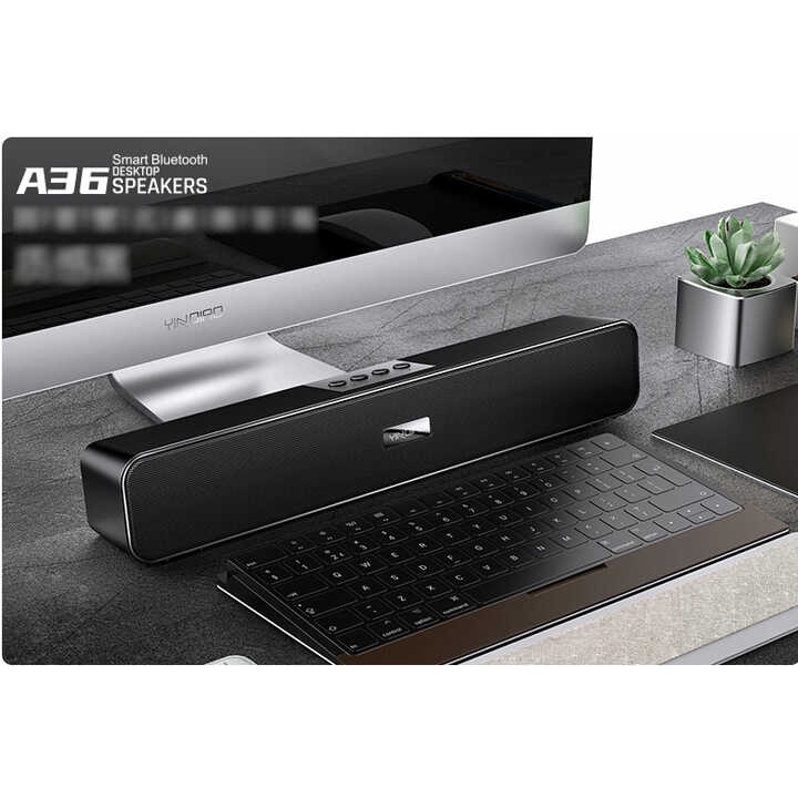 Loa Bluetooth A36 dáng dài âm Bass cực căng, pin trâu 6 tiếng, tương thích nhiều thiết bị