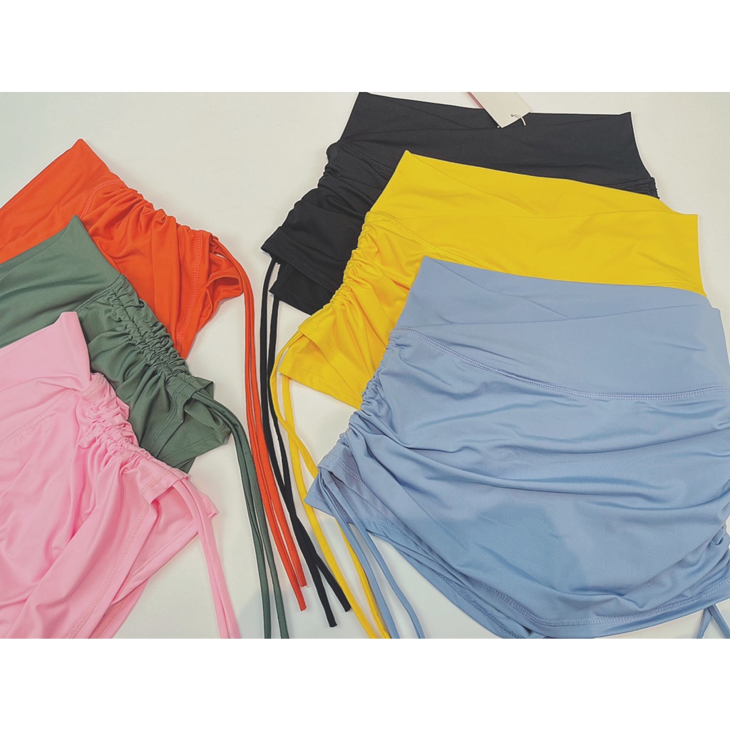 Chân Váy Rút Dây 2 Lớp Tập Gym, Chạy Bộ Cực Xinh