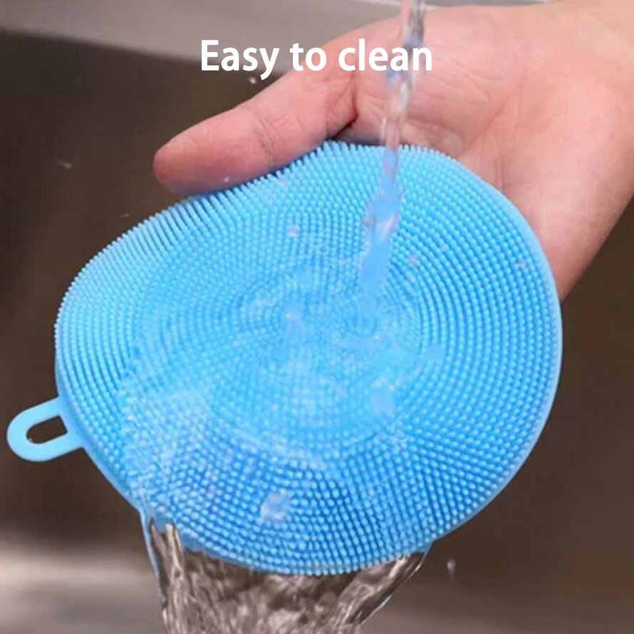 Bọt biển silicon Rửa bát đĩa Chà rửa nhà bếp Chổi rửa bát Bọt biển làm sạch Bàn chải