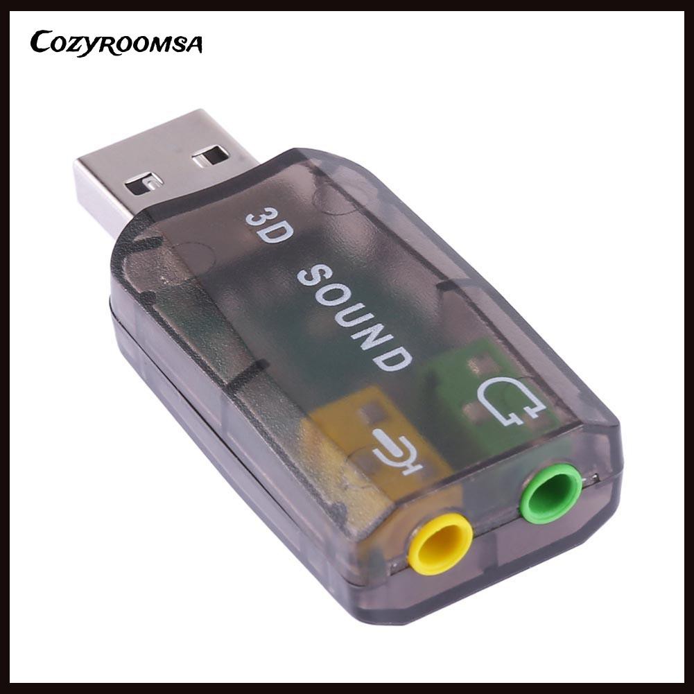 Usb Chuyển Đổi Âm Thanh 3d 5.1 Ch Cho Máy Tính Laptop Notebook | BigBuy360 - bigbuy360.vn