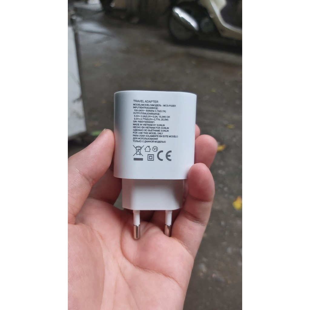CỦ SẠC LG 25W SIÊU NHANH - SIÊU CHÍNH HÃNG - BH 12 THÁNG