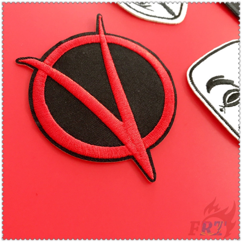 1 Sticker Ủi Thêu Chữ V For Vendetta