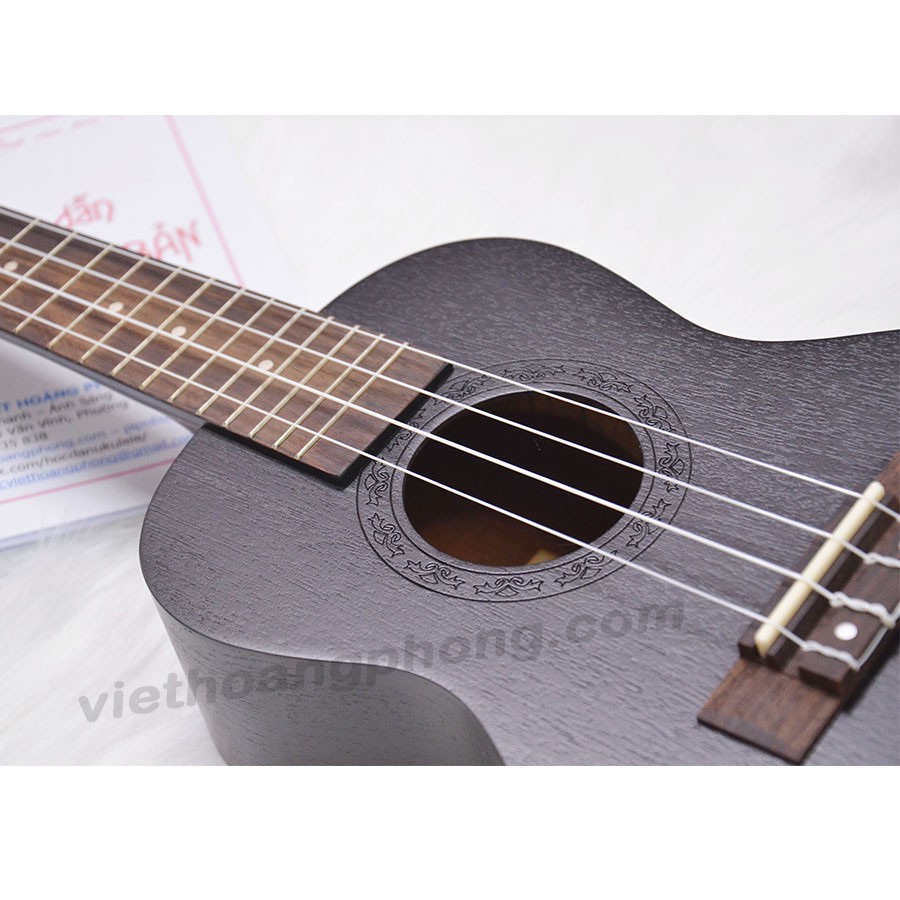 Đàn Ukulele Concert Diduo gỗ nguyên tấm UK-2300 tặng Bao da, sách học và phím gảy