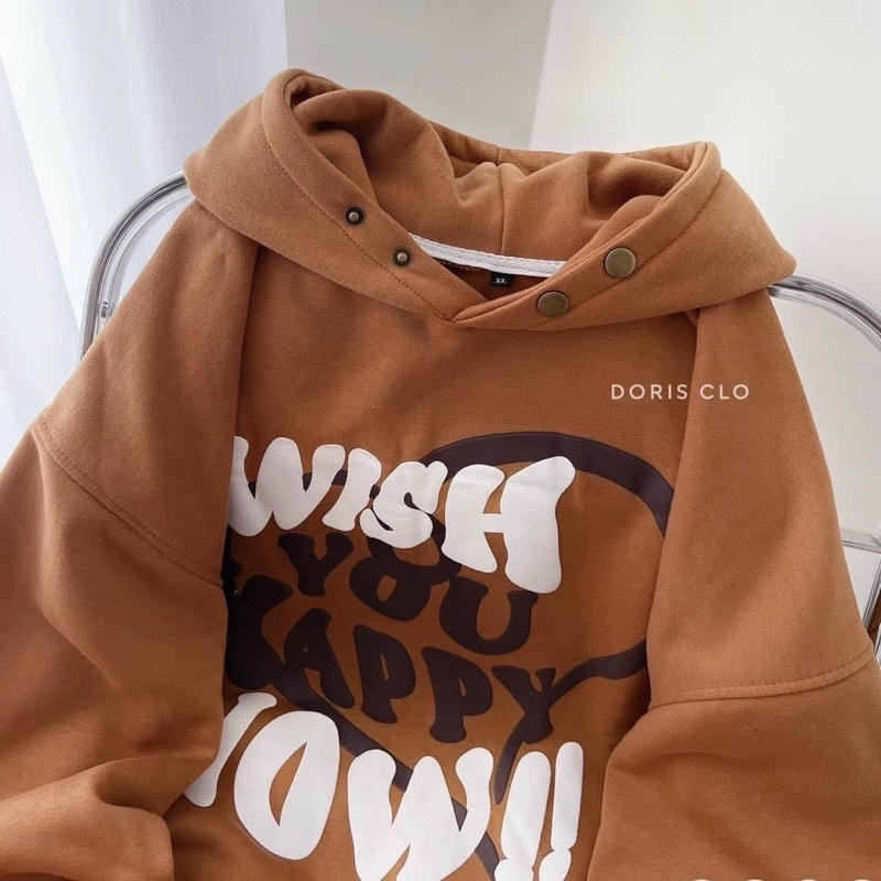 ÁO HOODIE NỈ NGOẠI SỐ 9 - ÁO NỈ LÓT BÔNG DÁNG THỤNG