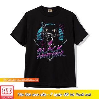Áo thun nam in hình marvel black panther - bigsize 5xl 6xl 7xl m2966