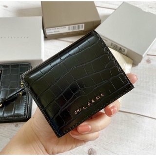 Ví Chữ CCC gấp mini da trơn fullbox