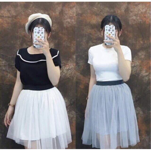Váy voan mới về