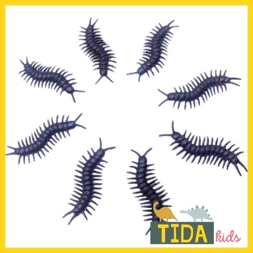 Combo 10 Rết Giả ⚡ Hot Trend ⚡ Đồ Chơi Côn Trùng Giả Bằng Nhựa, Trang Trí Halloween, Đồ Chơi Giải Trí TiDa Kid Shop