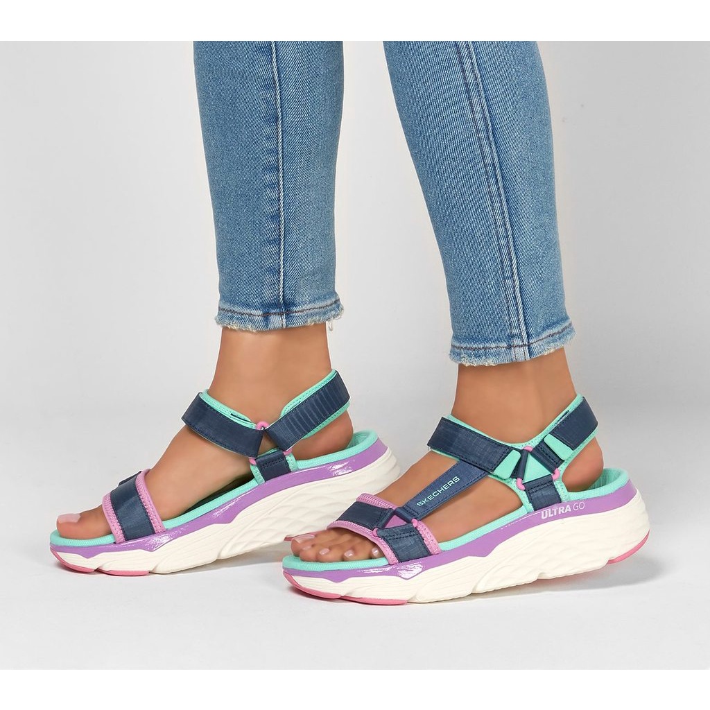 Sandal nữ Skechers Max Cushioning - 140125-NVMT