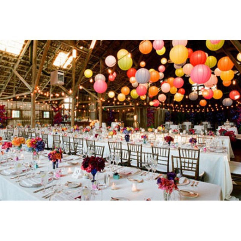 Đèn lồng trang trí size 25 và 30 cm siêu bền không thấm nước