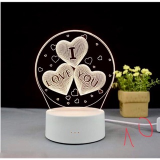 Đèn ngủ 3D- món quà ý nghĩa ngày 20-10
