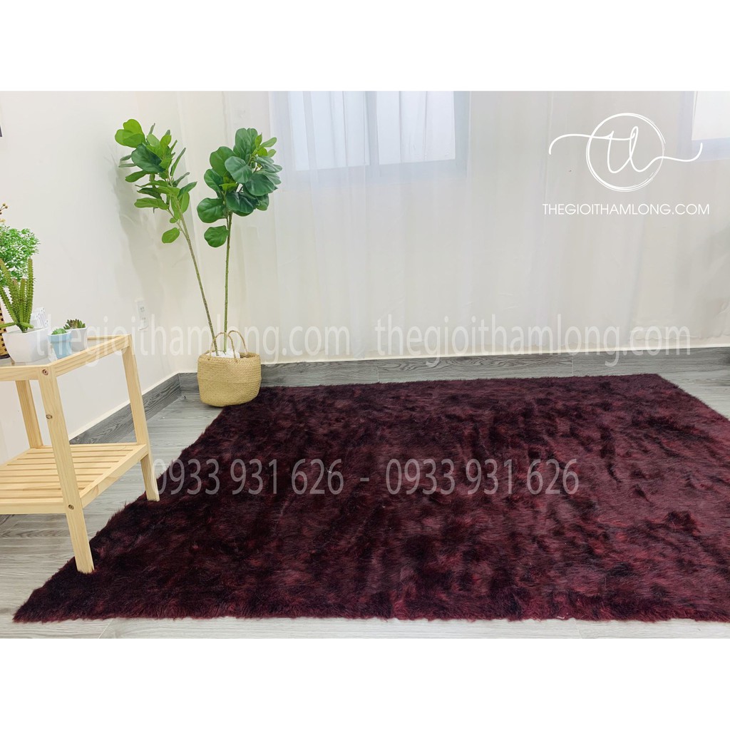 THẢM LÔNG CHỤP ẢNH NHIỀU MÀU - THẢM TRANG TRÍ CAO CẤP LÔNG DÀI SIZE 50X40CM