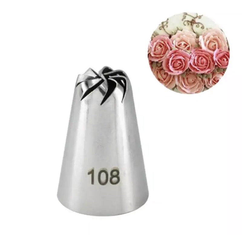 Đui bắt kem inox 304 - số 108