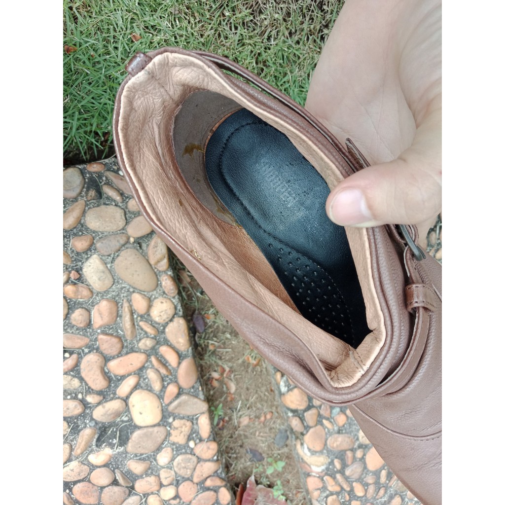 Boot da thật size 37 hiệu Shoopen Second-hand - Đồ Si Bon- Bốt