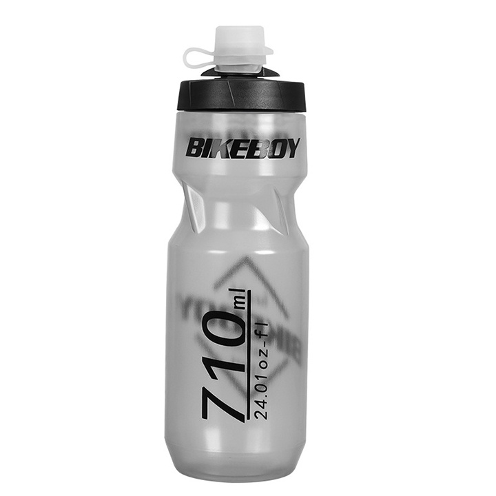 Bình nước xe đạp thể thao 710ml dạng bóp, chai đựng nước nhựa cao cấp không mùi Bikeboy