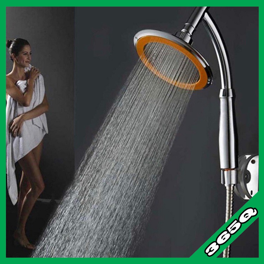 Bộ vòi sen tăng áp - Bộ bát sen mặt tròn to - Bát sen + dây sen + giá đỡ- Vòi hoa sen to