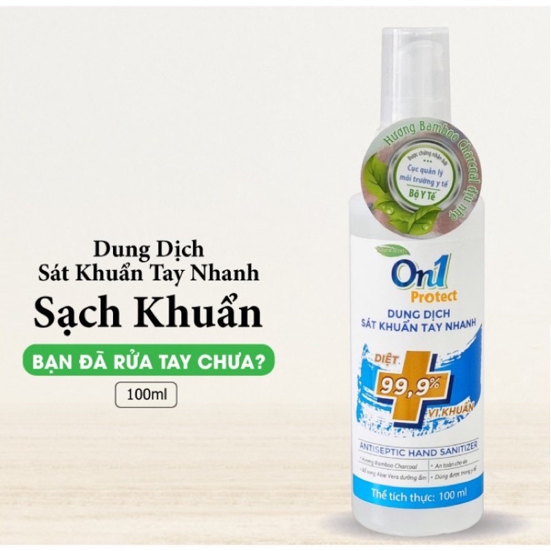 [Đủ Size] Gel Rửa tay khô On1 sạch khuẩn 99.9%