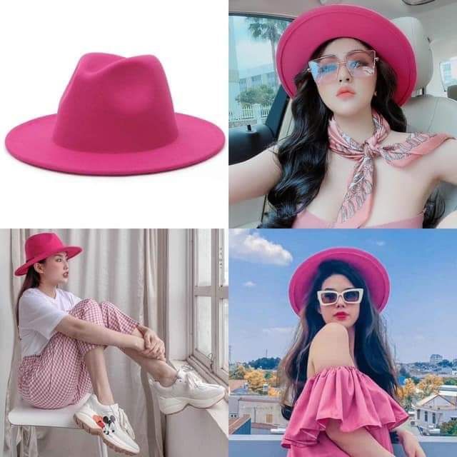 [HÌNH THẬT, CÓ VIDEO] Nón Fedora Nỉ Hàng Quảng Châu