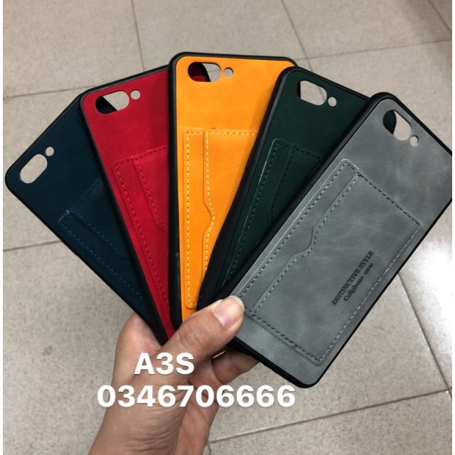 Ốp da lộn ví lưng OPPO F5/F7/F9/A3S ♥️♥️