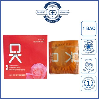 01 Bao Cao Su Ok [Che Tên Sản Phẩm] Mùi hương hoa hồng - Hàng Việt Nam Chất Lượng Cao Cấp