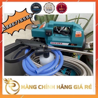 Máy rửa xe sakura s6 model 2021 💦 siêu mạnh ,bền bỉ 💪 lõi đồng%