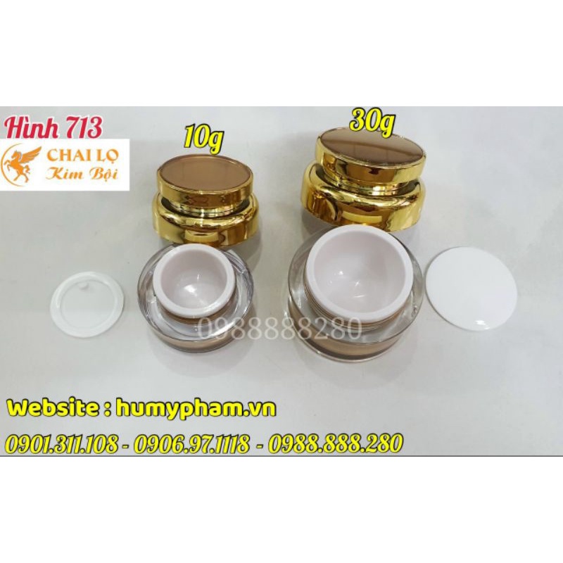 HỦ ĐỰNG KEM FACE NẮP TẦNG 10g và 30g