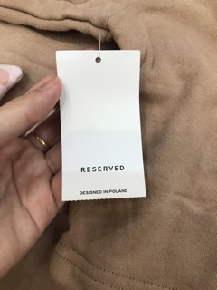 Áo nỉ reserved xuất xịn