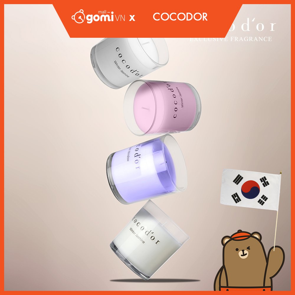 Nến Thơm Cao Cấp Cocod'or Premium Jar Candle 130g Gomi Mall