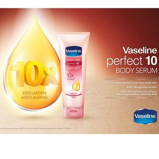 Sữa Dưỡng Thể Trắng Da Vaseline Healthy White Perfect 10x Serum 320ml