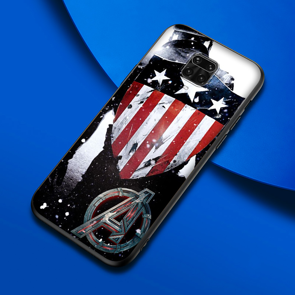 Ốp Điện Thoại Mềm Hình Avenger Captain America Iron Man Mp29 Cho Xiaomi Mi Max 3 8 9 F1 A1 A2 5x 6x Pro Lite Se