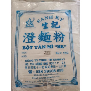 Bột tàn mì sanh ký thành phần giúp vỏ bánh bao trắng dai hơn