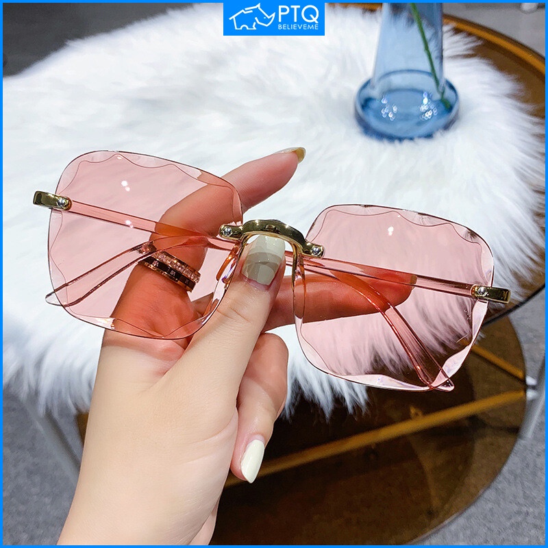 Kính Mát Không Gọng Chống Tia UV Nhiều Màu Sắc