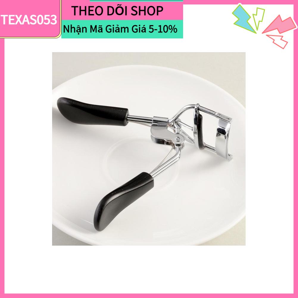 Dụng cụ bấm cong mi bằng thép carbon và silicon dễ mang theo kèm miếng đệm