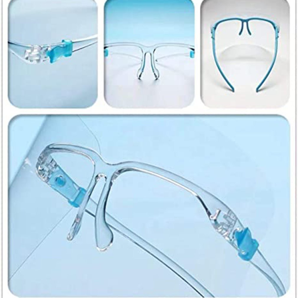 face shield/Kính chắn gió ngoài trời / tấm che mặt / phòng chống dịch bệnh / khẩu trang bảo hộ y tế / mặt nạ chống bụi PET trong suốt / tấm che mặt/ kính bảo hộ