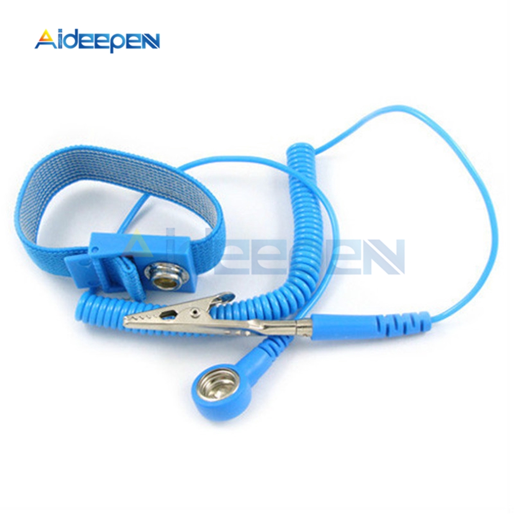 Adjustable Antistatic Anti Static Bracelet Electrostatic ESD Wrist Band Strap Discharge Cables For Electrician IC PLCC Worker | BigBuy360 - bigbuy360.vn