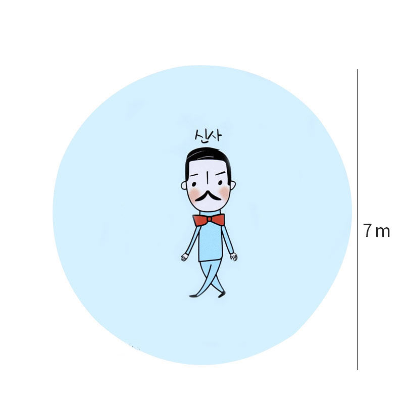 [Hàng mới về] Gương trang điểm mini bỏ túi hình tròn họa tiết hoạt hình thời trang