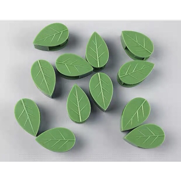 Nẹp Cây Cảnh, Dây Điện Dán Tường Keo Nano Siêu Dính Trang Trí Nhà Cửa Gọn Gàng Với Hình Chiếc Lá Độc Đáo