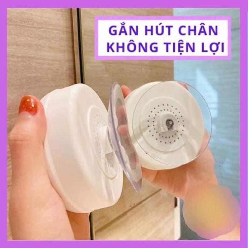 Loa bluetooth dán tường mini hình tròn chống nước, loa không dây gắn nhà tắm âm thanh to và rõ nét