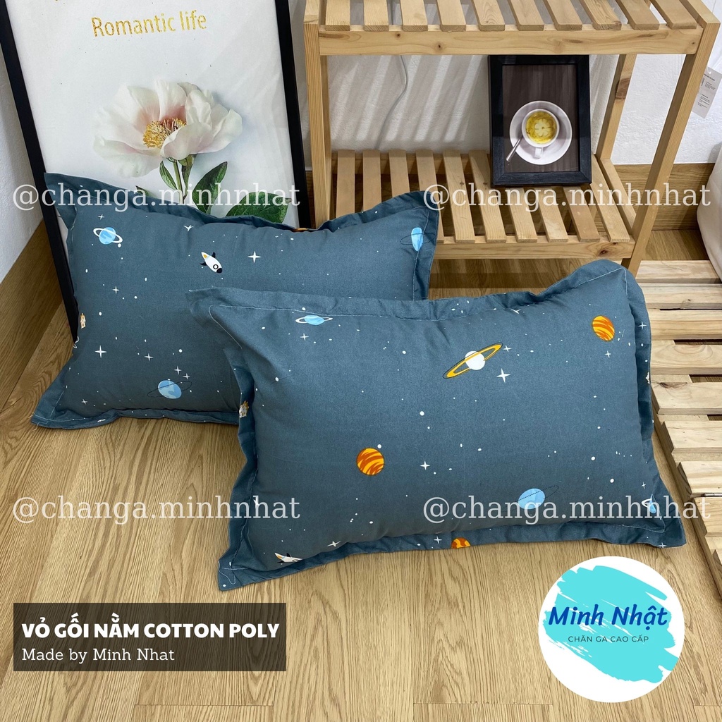 Vỏ gối nằm Cotton Poly Minh Nhật - hàng Việt Nam chất lượng cao