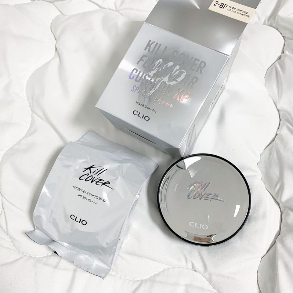 (Mẫu Mới) PHẤN NƯỚC CLIO KILL COVER FOUNWEAR CUSHION XP PRIMER SET SPF 50+ PA+++