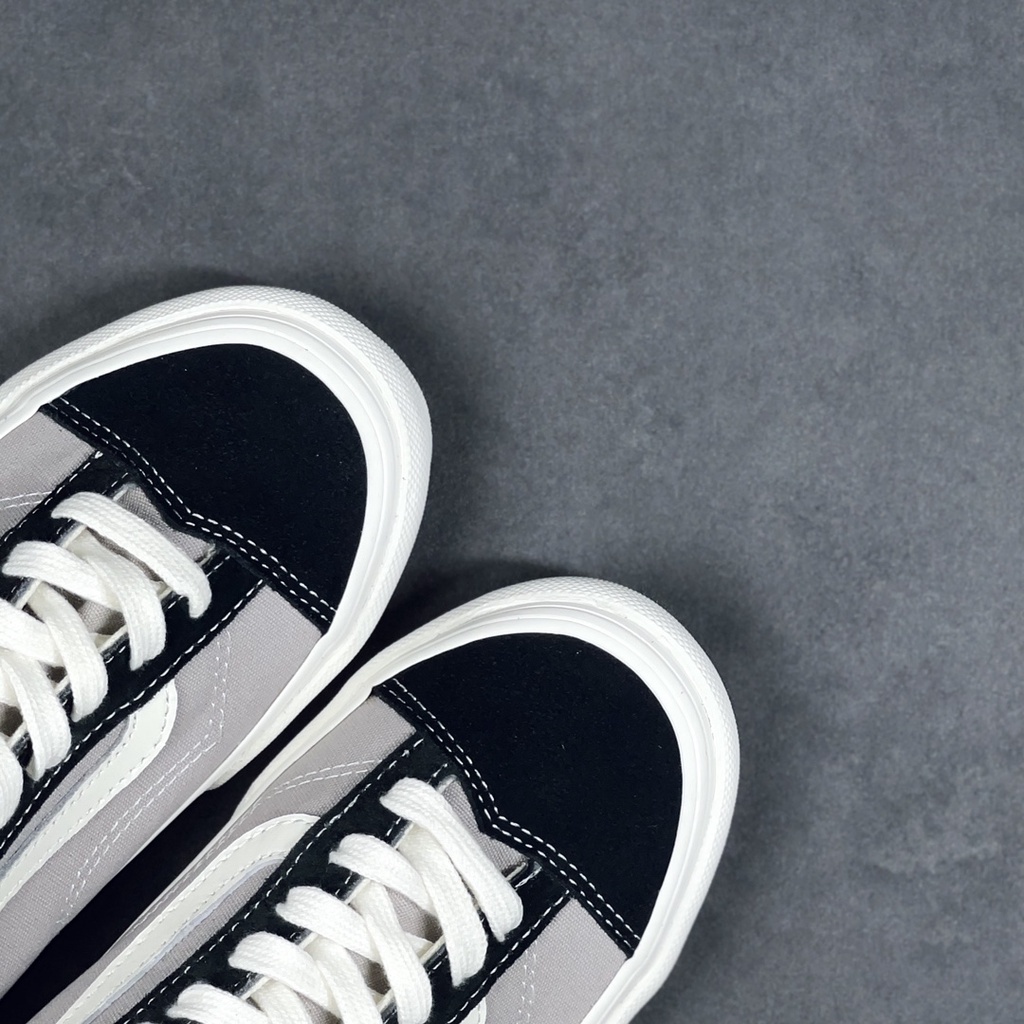 Giày Thể Thao Vans Style 36 Vải canvas Cổ Thấp Phối Màu Tương Phản Cá Tính