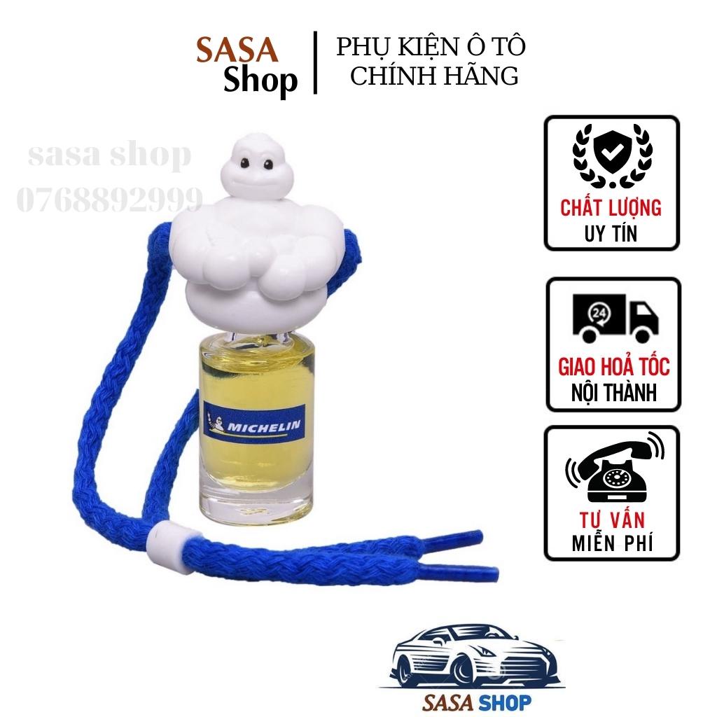 Nước hoa xe con thời thượng Michelin với biếu tượng Mr Michelin dạng treo- NK chính hãng Sasa shop