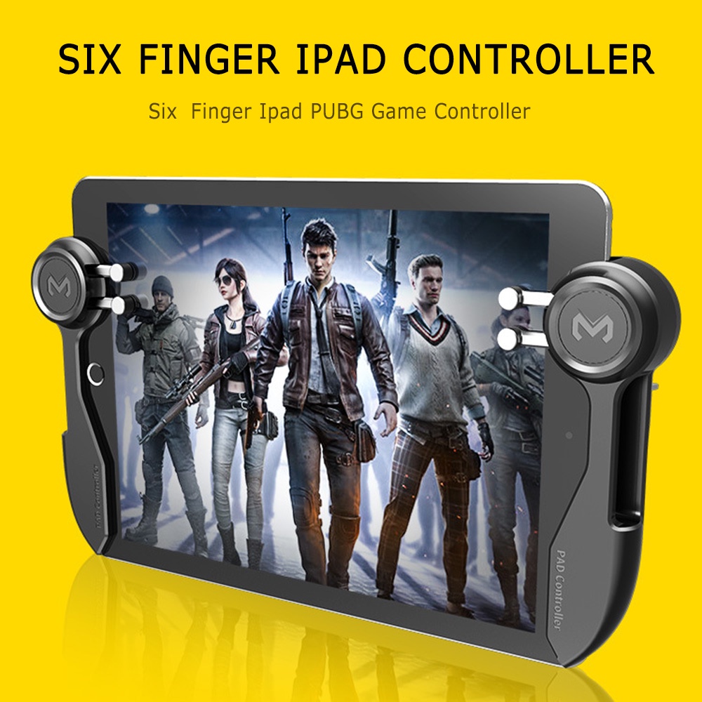 Bộ Điều Khiển Pubg Di Động Sáu Ngón Cho Máy Tính Bảng Ipad Cần Điều Khiển Chơi Game Nút Nhắm L1r1 Tay Cầm Chơi Game Bắn Súng Kích Hoạt homelove
