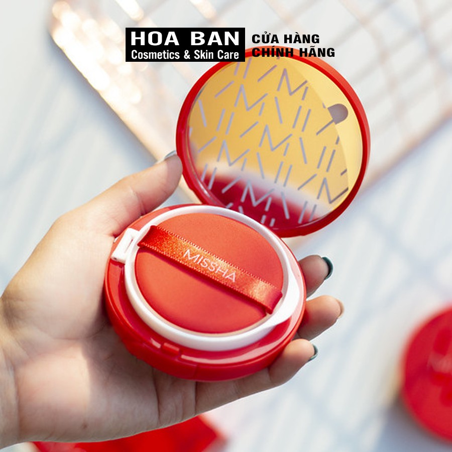 Phấn nước Missha Velvet Finish Cushion SPF50+ PA+++ 15g Kiềm Dầu Missha M Magic Cushion Cover Lasting | BigBuy360 - bigbuy360.vn