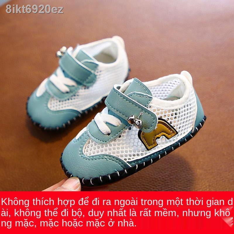 Giày trẻ em mùa hè đế mềm nam từ 0 đến 1 tuổi 6-8-10 tháng cho sơ sinh nữ