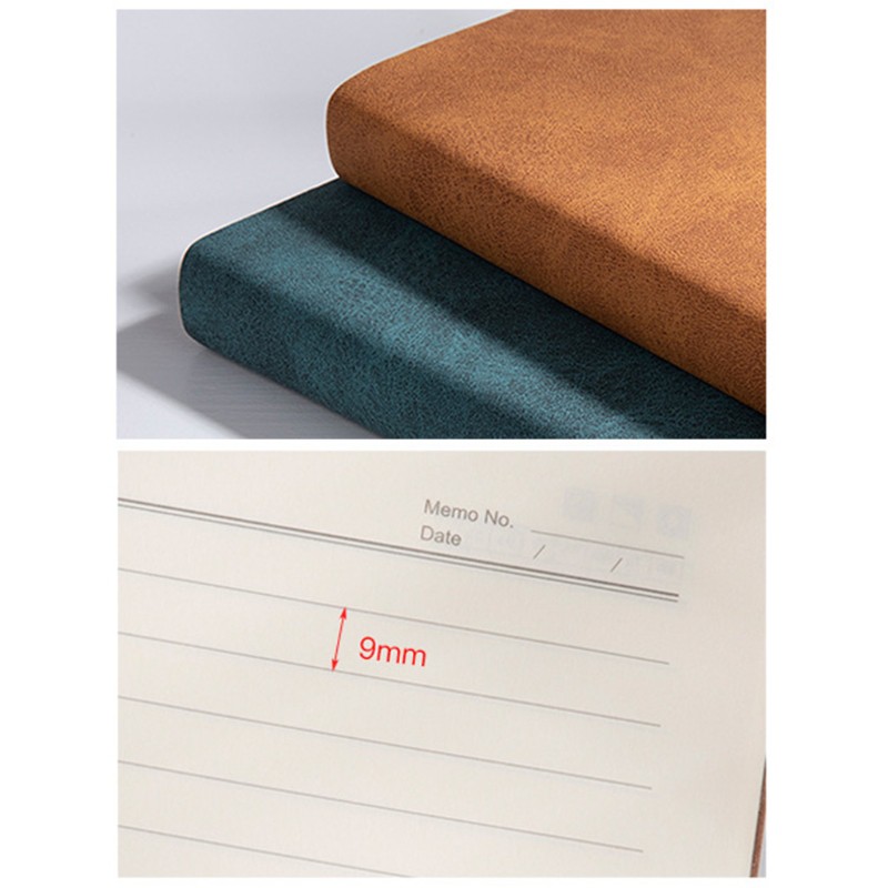 Sổ Tay Bìa Da Mềm Dày Sáng Tạo Khổ A5