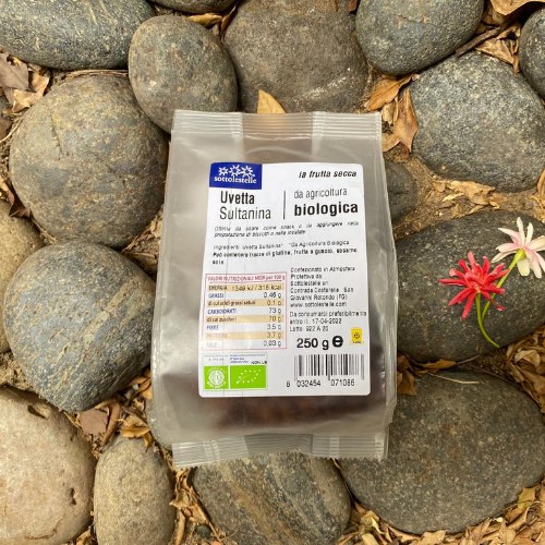 Nho khô Sultana hữu cơ  Sottolestelle 250g