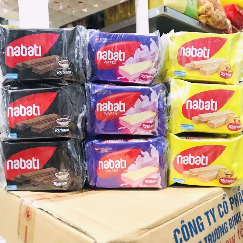 Mã GROSALE2 giảm 8% đơn 150K LỐC 10 GÓI BÁNH NABATI 20g x 10 gói