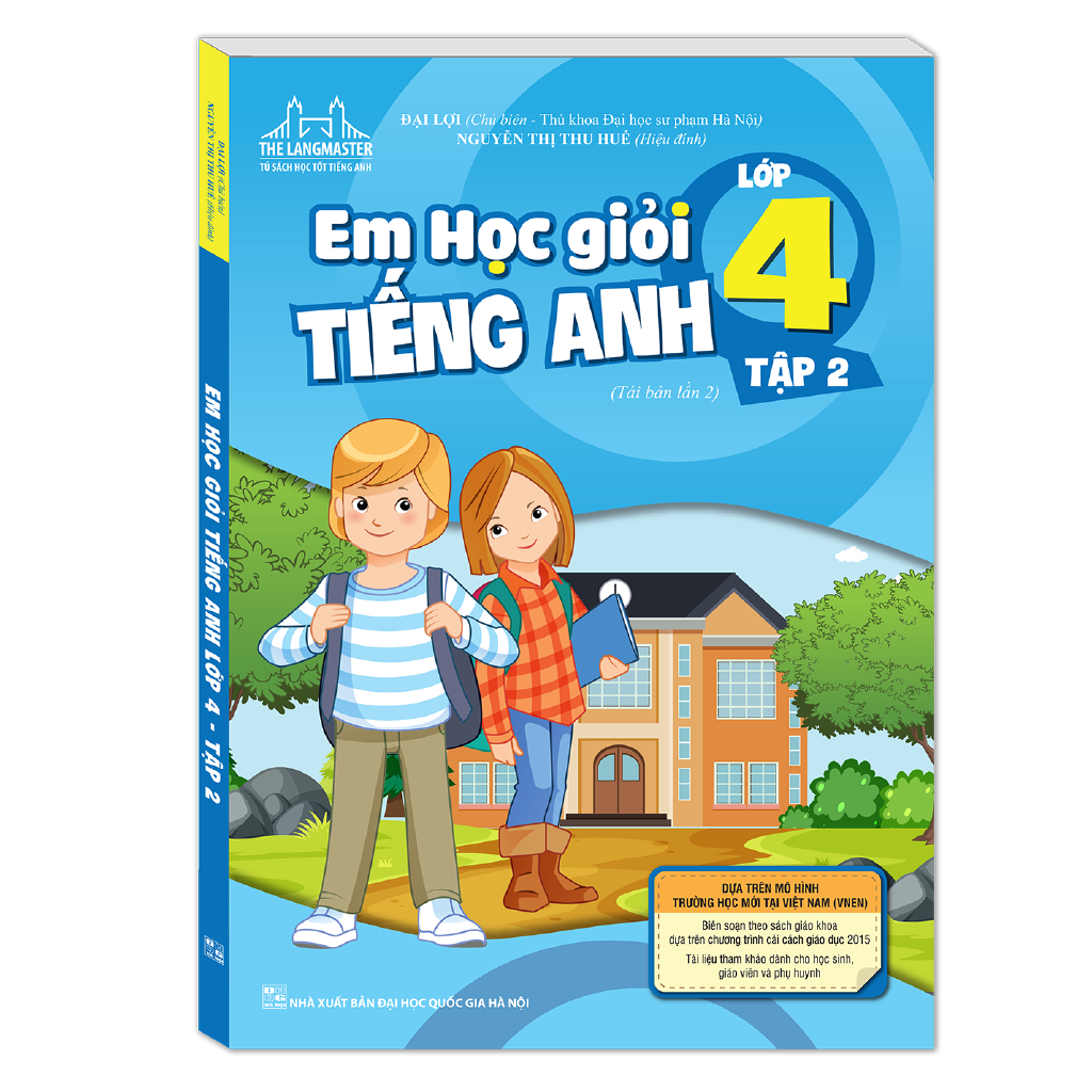 Sách - The Langmaster - Em Học Giỏi Tiếng Anh Lớp 4 - Tập 2 (Tái Bản 2020)